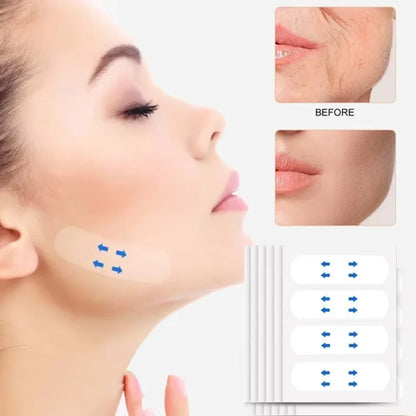 V-Shape Lift Tapes by Mağazam displayed in packaging, highlighting their skin-lifting and contouring features.